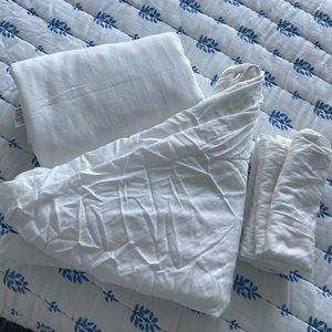 Organic cotton, King sheet set